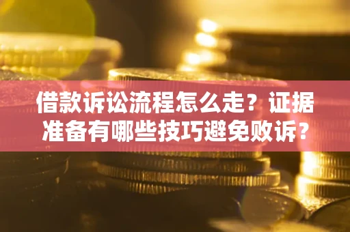 武汉借款诉讼流程怎么走？证据准备有哪些技巧避免败诉？