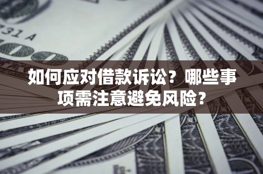 武汉如何应对借款诉讼？哪些事项需注意避免风险？