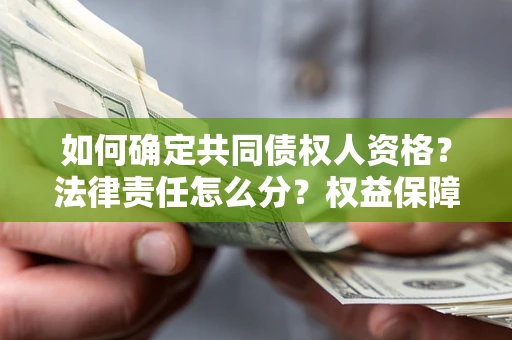 武汉如何确定共同债权人资格？法律责任怎么分？权益保障技巧揭秘！