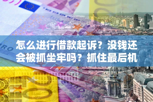 武汉怎么进行借款起诉？没钱还会被抓坐牢吗？抓住最后机会！