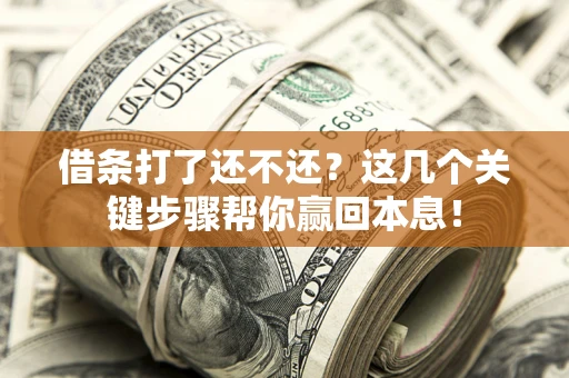 武汉借条打了还不还？这几个关键步骤帮你赢回本息！