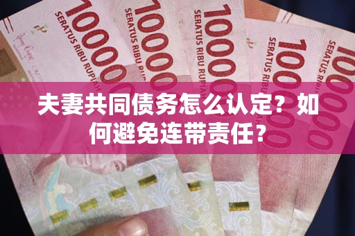 武汉夫妻共同债务怎么认定？如何避免连带责任？