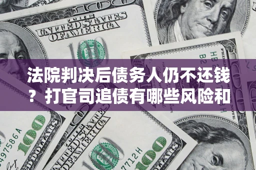 武汉法院判决后债务人仍不还钱？打官司追债有哪些风险和技巧？