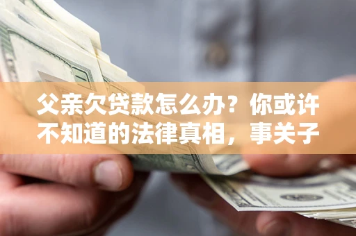 武汉父亲欠贷款怎么办？你或许不知道的法律真相，事关子女未来