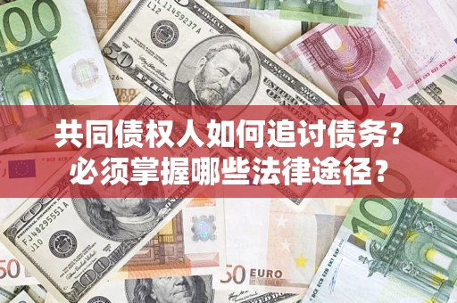 武汉共同债权人如何追讨债务？必须掌握哪些法律途径？