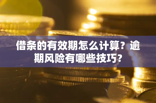 武汉借条的有效期怎么计算？逾期风险有哪些技巧？