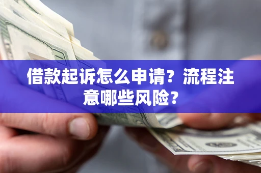武汉借款起诉怎么申请？流程注意哪些风险？